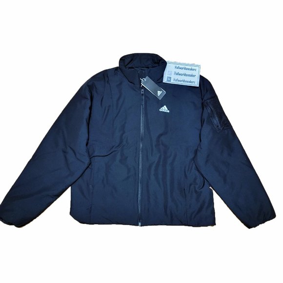 adidas Lined Insulated Jacket Black BTS Back to Sport DZ1439 WindRunner Medium - Picture 9 of 13